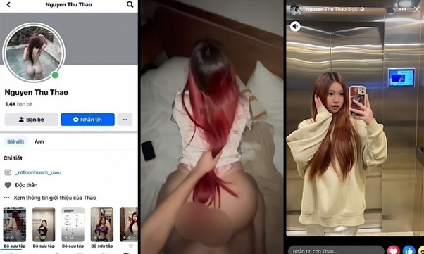 Nguyễn Thu Thảo bung xõa dâm loạn với gã trai lực lưỡng